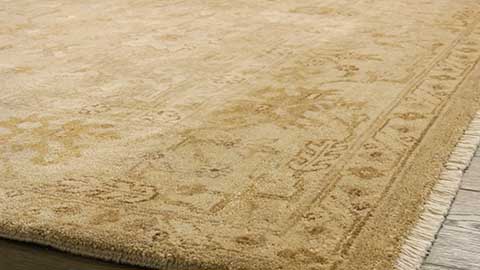 Oushak Rug, Light Gold/Ivory lazy Product Video Thumbnail