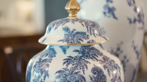 Paisley Porcelain Jar lazy Product Video Thumbnail